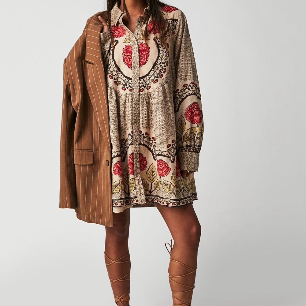 Smell The Roses Mini Dress